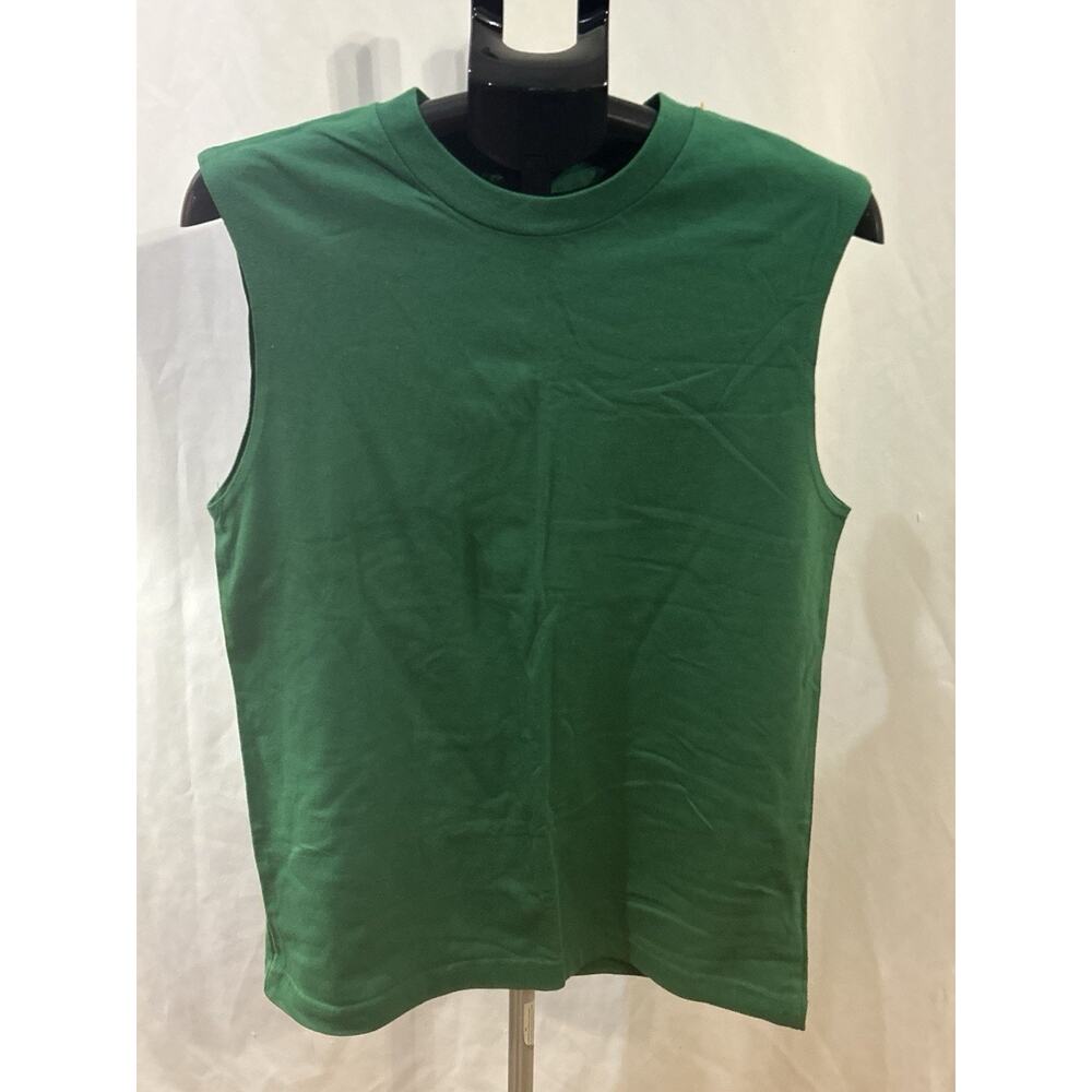 Basic Editions Boys size 14/16 Green Sleeveless Shirt